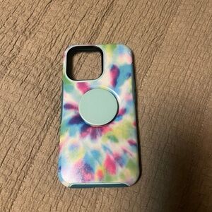 iPhone 13 Pro Otterbox + Popsocket Case